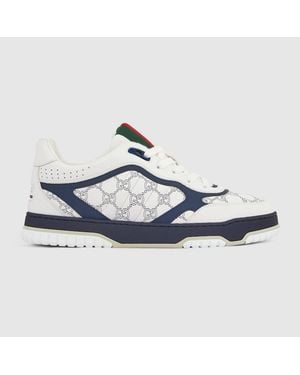 Gucci Sneaker Uomo Re-Web, Taglia - Blu