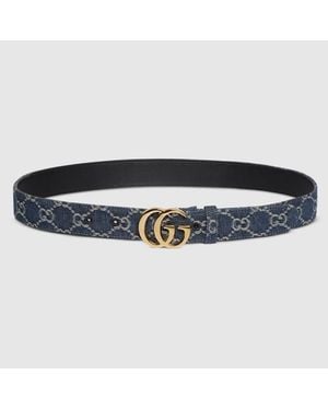 Gucci Gg Marmont Gürtel, Größe 100 - Schwarz