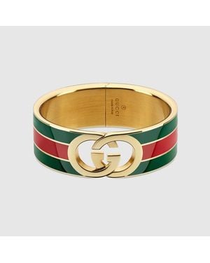 Gucci Interlocking" Bracelet - Metallic