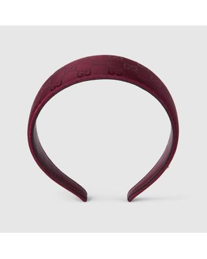 Gucci Haarreif Aus Gg Nylon - Lila