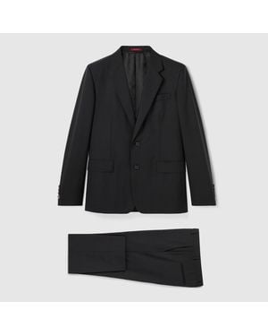 Gucci Wool Suit - Black