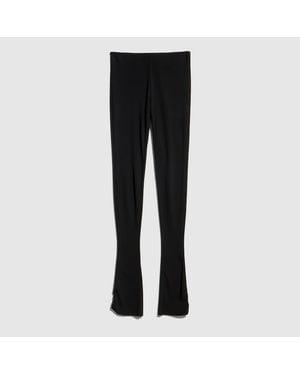 Gucci Crêpe Jersey Trousers - Black