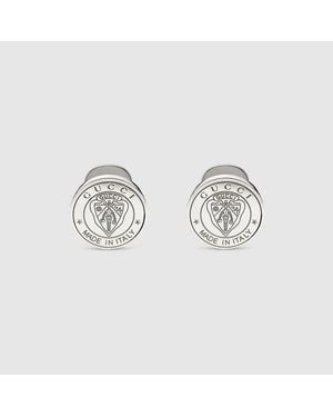 Gucci Crest Cufflinks - Metallic