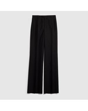 Gucci Linen Blend Trousers - Black