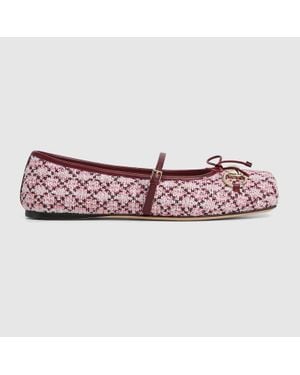 Gucci Ballerina Donna Con Morsetto, Taglia - Rosa