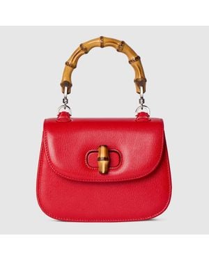 Gucci Bamboo 1947 Mini-Tasche - Rot
