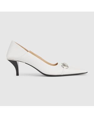Gucci Vittoria Pump, Uk - White