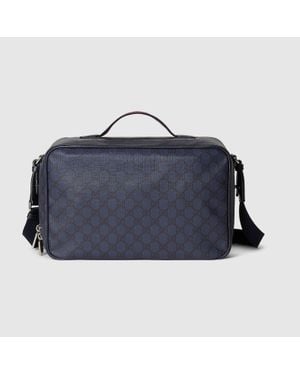 Gucci Schuhtasche Mit Web - Blau