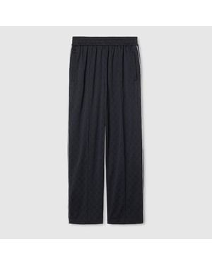 Gucci Gg Nylon And Jersey Pant, Ready-To-Wear - Blue