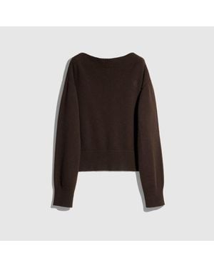 Gucci Knit Cashmere Jumper With Embroidery - Black