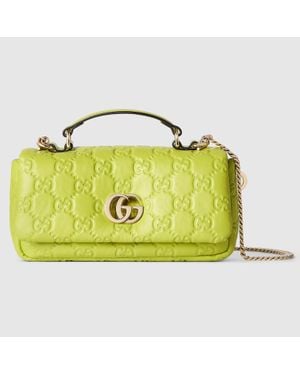 Gucci Gg Milano Mini Top Handle Bag - Green