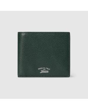 Gucci Lira Bi-Fold Wallet - Green