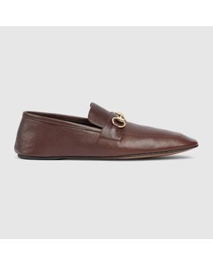 Gucci Ragazzo Loafer, Leather - Brown