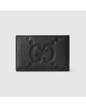 Gucci Portacarte Con Maxi Gg - Nero
