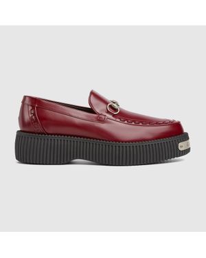 Gucci Gucci Horsebit Creeper Loafer - Red