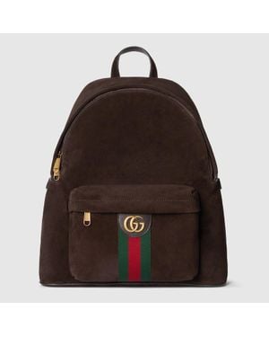 Gucci Mochila Ophidia Tamaño Mediano - Marrón