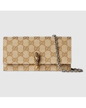 Gucci Dionysus Wallet On Chain - Natural