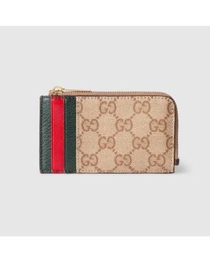 Gucci Card Case With Slots - Pink