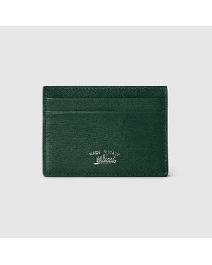 Gucci Lira Card Case - Green
