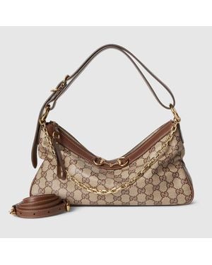 Gucci Borsa A Spalla Starlet Misura Media - Marrone