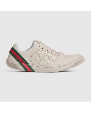 Gucci Screener Trainer, Uk - White