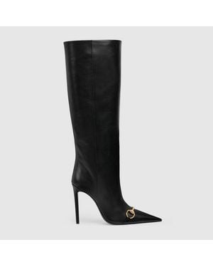 Gucci Donna Slip-On Boot, Uk - Black