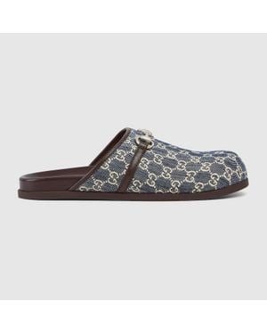 Gucci Mule Con Horsebit Para Hombre, Talla - Negro