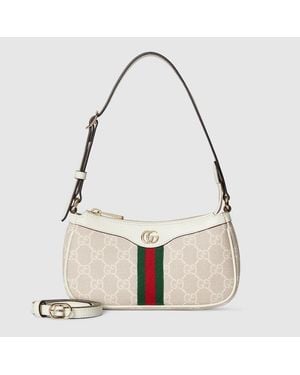 Gucci Minibolso De Hombro Ophidia - Blanco