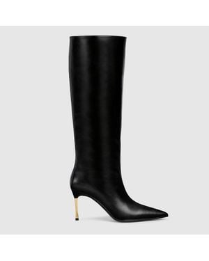 Gucci Stiletto Boot, Size 36 It - Black