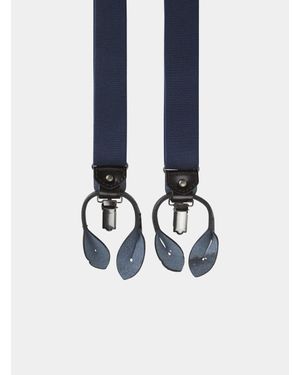Gutteridge Tirantes De Color Liso, Talla - Azul