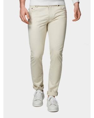 Gutteridge Pantalón De 5 Bolsillos En Sarga De Algodón, Talla - Neutro