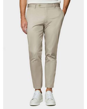 Gutteridge Pantalón Chino Slim Fit De Sarga Ligera, Talla - Neutro