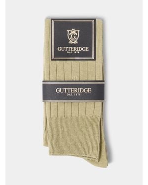 Gutteridge Gerippte Socken Mit Stickerei - Mehrfarbig