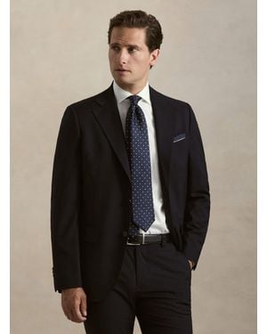 Gutteridge Americana De Traje Clásica Slim Fit - Negro