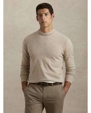 Gutteridge Rundhals-Pullover Aus Lambswool Und Kaschmir - Natur