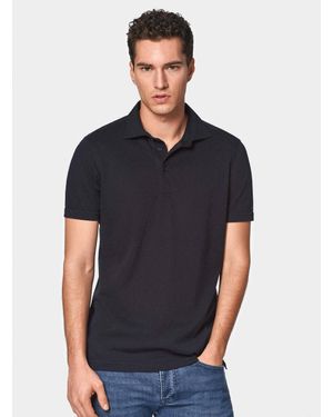 Gutteridge Gt01 Stretch-Pique-Poloshirt - Schwarz