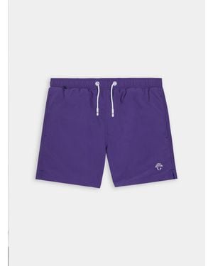 Gutteridge Bañador básico liso - Morado