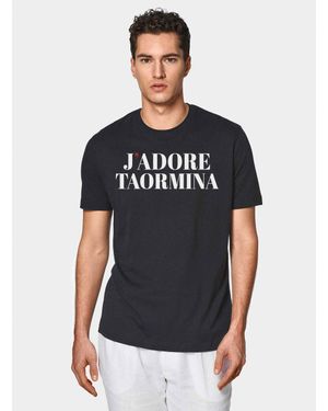 Gutteridge T-Shirt En Coton Supima Avec Imprimé J'Adore Taormina - Noir