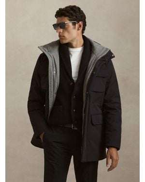 Gutteridge Cazadora Técnica Con Capucha Y Cordón Ajustable - Multicolor