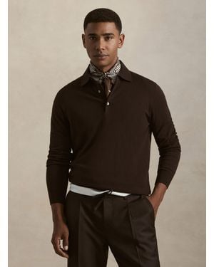 Gutteridge Polo De Punto En Algodón Y Cachemira - Marrón