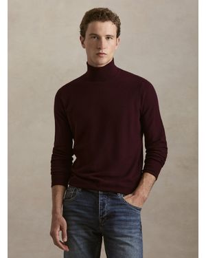 Gutteridge Pull Col Roulé En Maille Nid D'Abeille - Marron