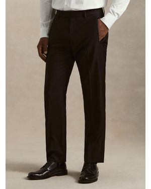 Gutteridge Pantalones De Esmoquin En Lana Super 120's - Negro