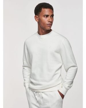 Gutteridge Sweatshirt mit rundhalsausschnitt - Weiß