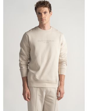 Gutteridge Sudadera De Cuello Redondo Con Logotipo - Neutro