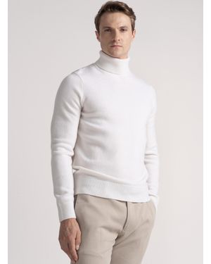 Gutteridge Rollkragenpullover Aus Merinowolle - Weiß