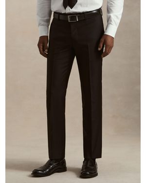 Gutteridge Pantalones De Traje De Pura Lana De Vitale Barberis Canonico - Negro