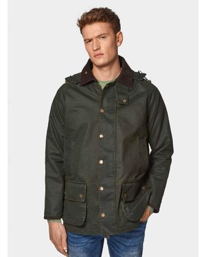 Gutteridge Chaqueta Encerada En Mezcla De Algodón, Talla - Verde