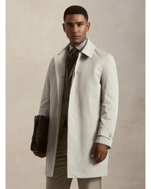 Gutteridge Imperméable Simple Boutonnage Rembourré En Mélange De Coton - Neutre