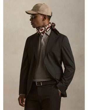 Gutteridge Klassisches Anzugsakko Im Slim Fit - Braun