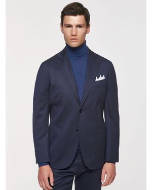 Gutteridge Reisejacke aus reiner stretchwolle - Blau
